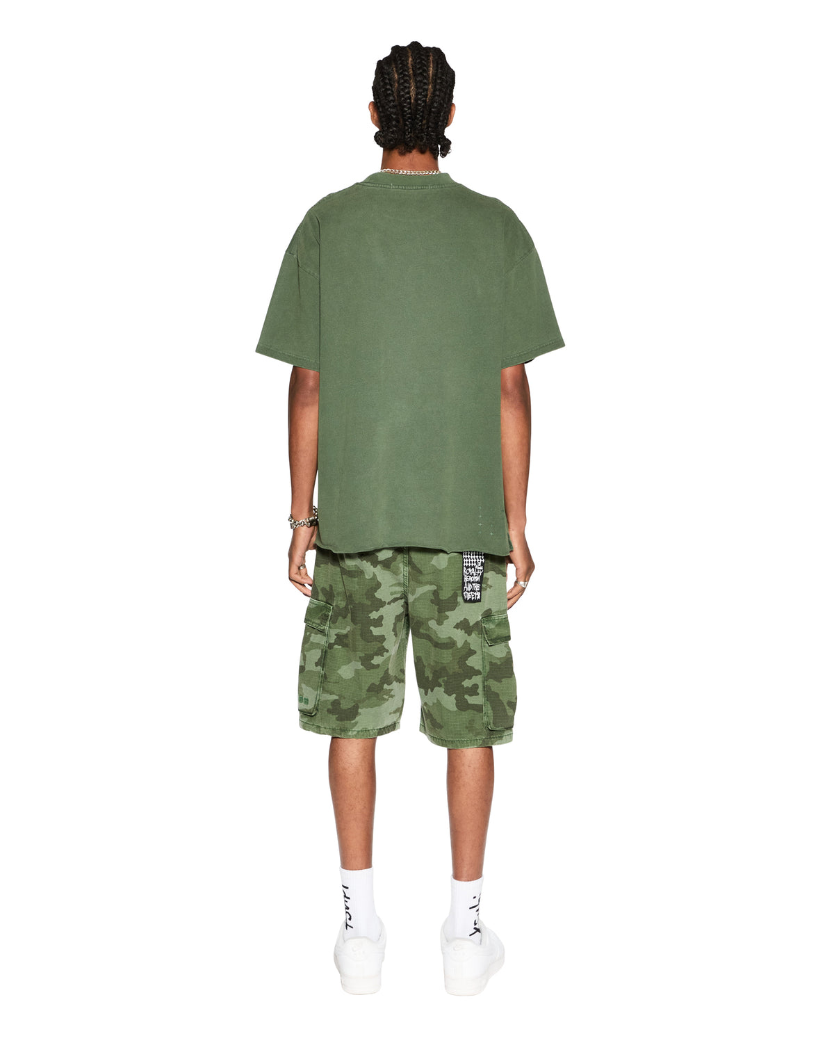 Mens Sott Ekcess Ss Tee Hash Oversized Tees - Khaki