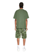 Mens Sott Ekcess Ss Tee Hash Oversized Tees - Khaki