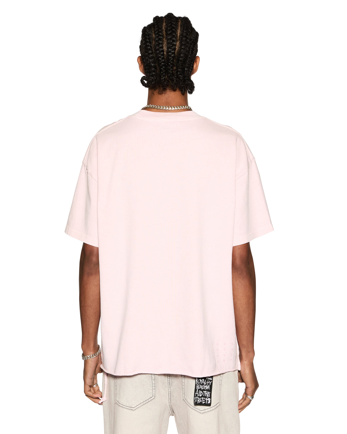 Mens Sott Ekcess Ss Tee Quartz Oversized Tees - Pink