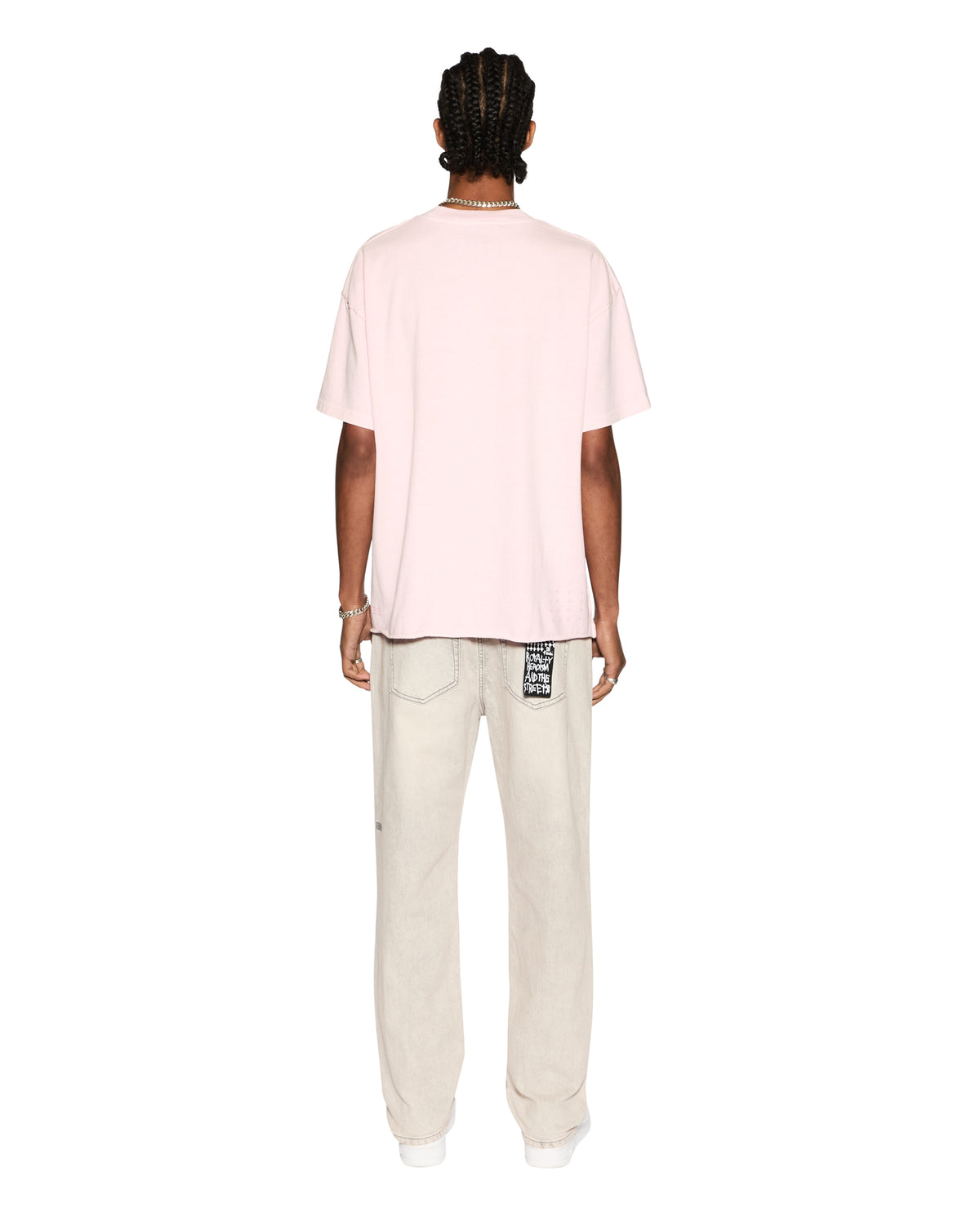 Mens Sott Ekcess Ss Tee Quartz Oversized Tees - Pink