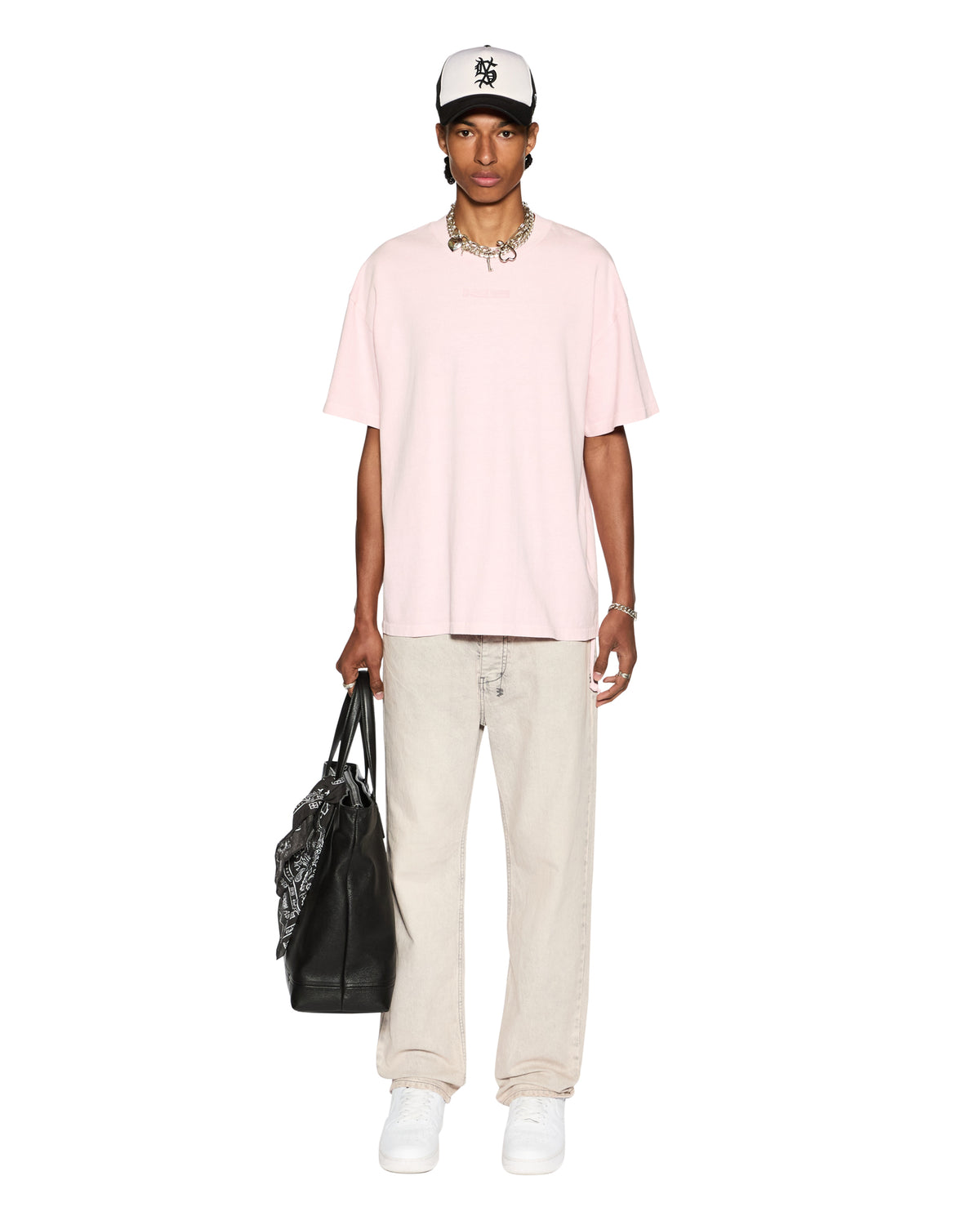 Mens Sott Ekcess Ss Tee Quartz Oversized Tees - Pink