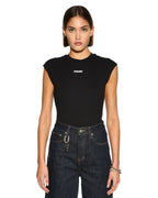 Womens Staple Ss Tee Black Fitted Tees - Black