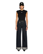 Womens Staple Ss Tee Black Fitted Tees - Black
