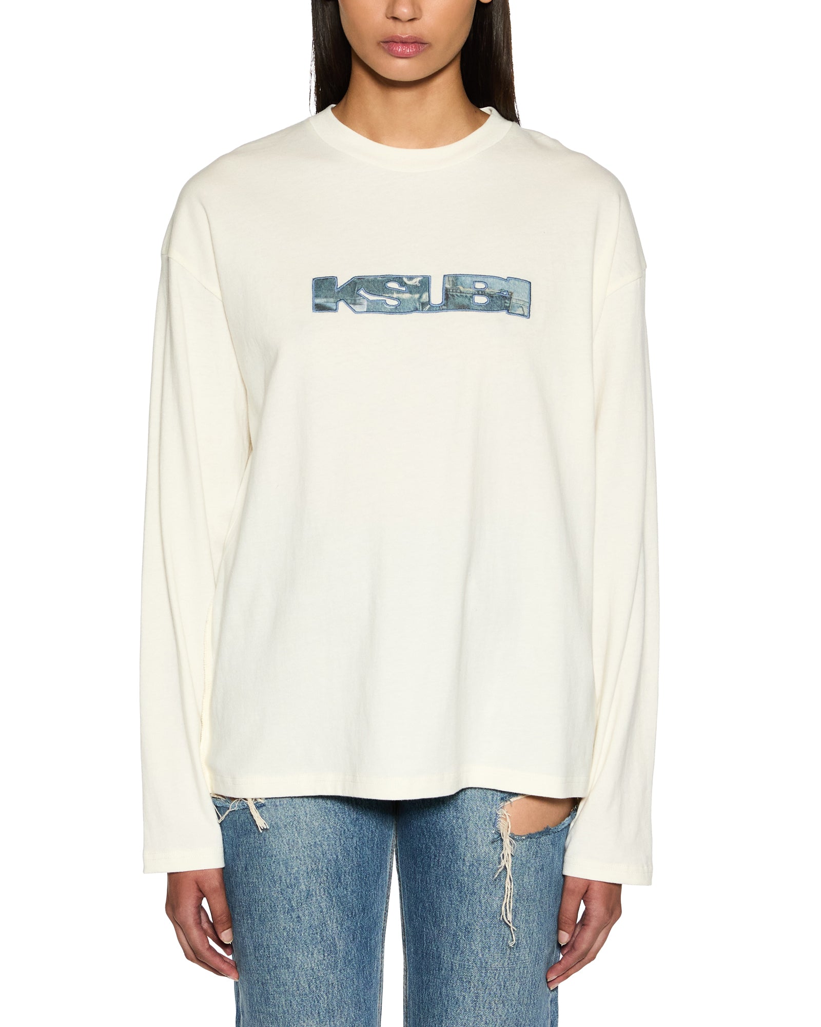 STUDIO LS TEE BLEACH