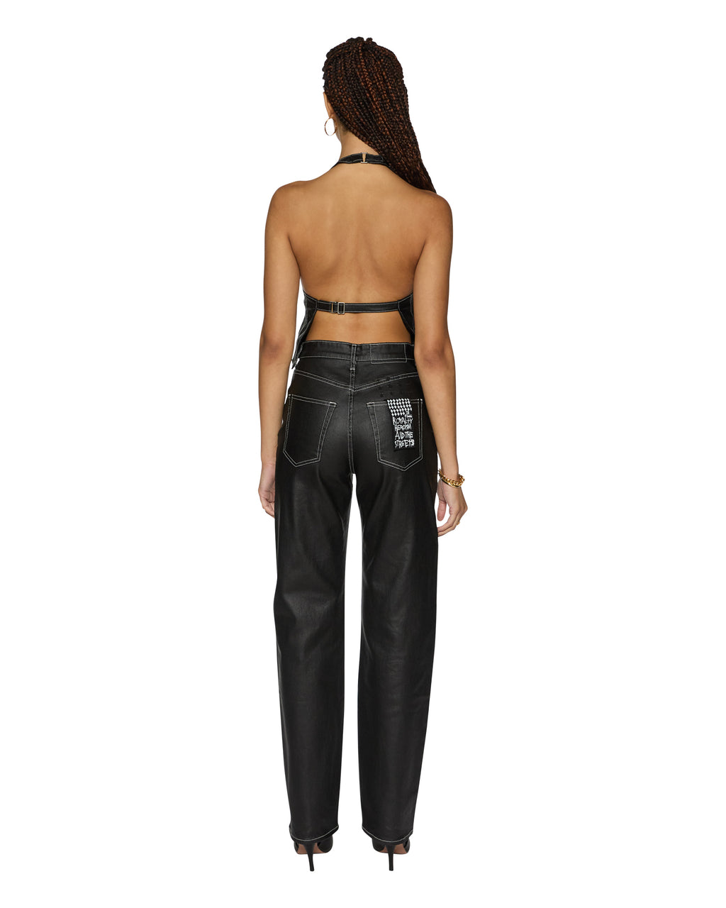 WOMENS VALENTINA HALTER TOP SLICKER FASHION TOPS