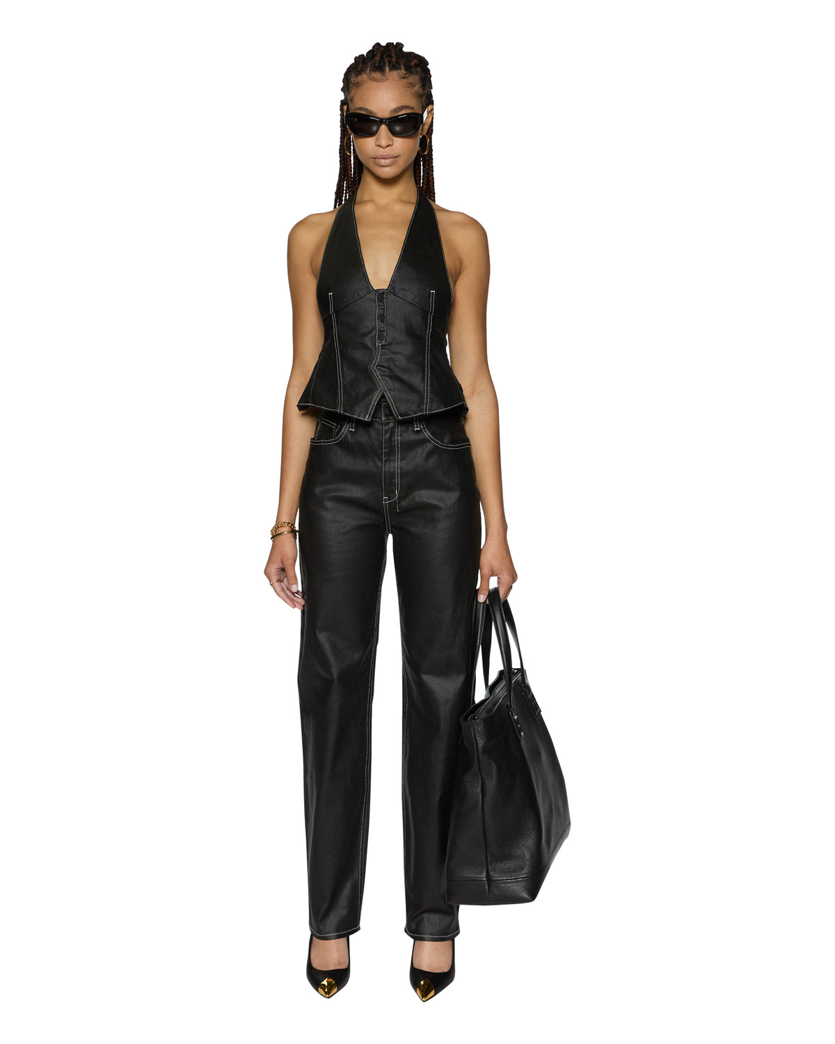 WOMENS VALENTINA HALTER TOP SLICKER FASHION TOPS