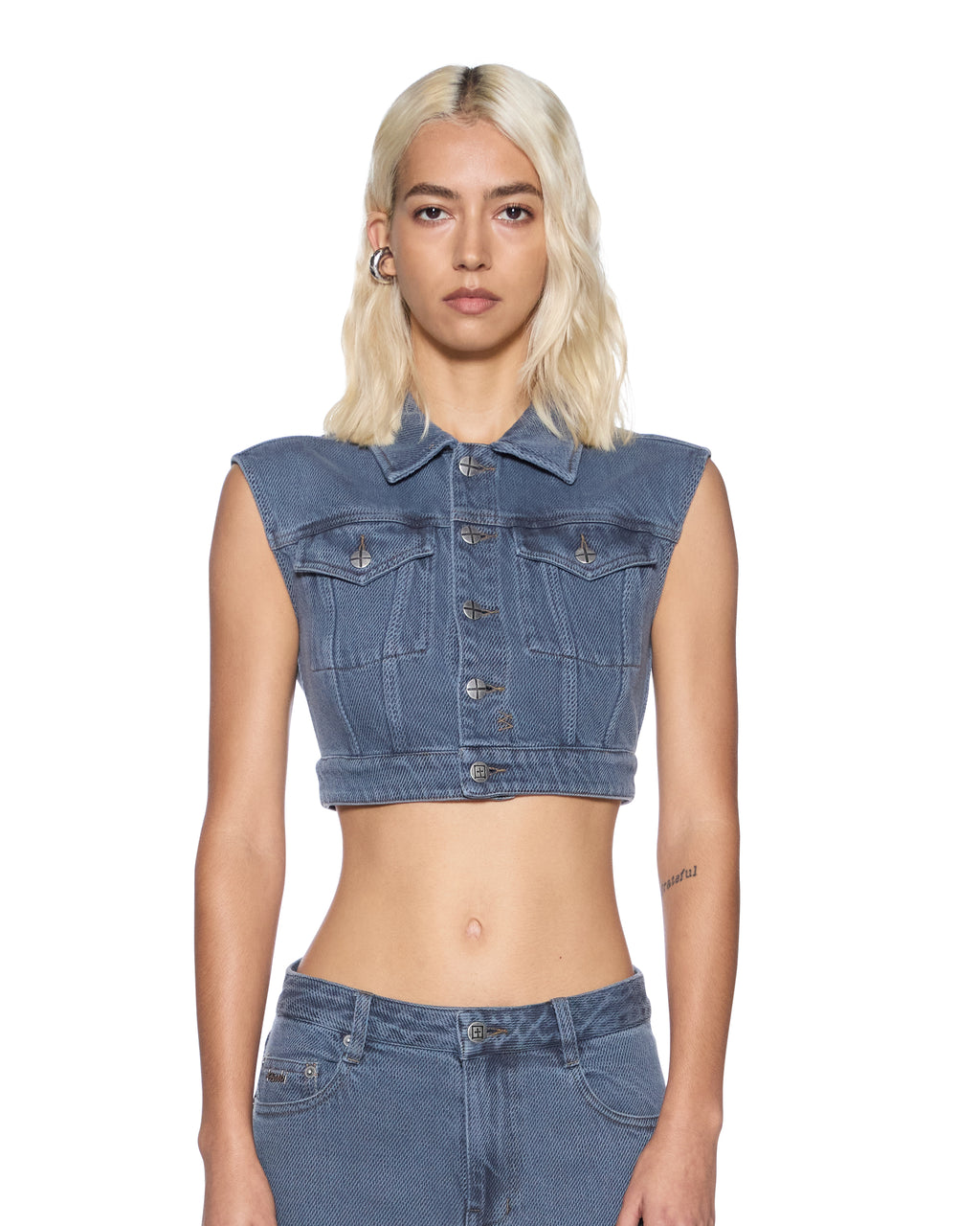 WOMENS TRUCKER VEST MIRAGE FASHION TOPS