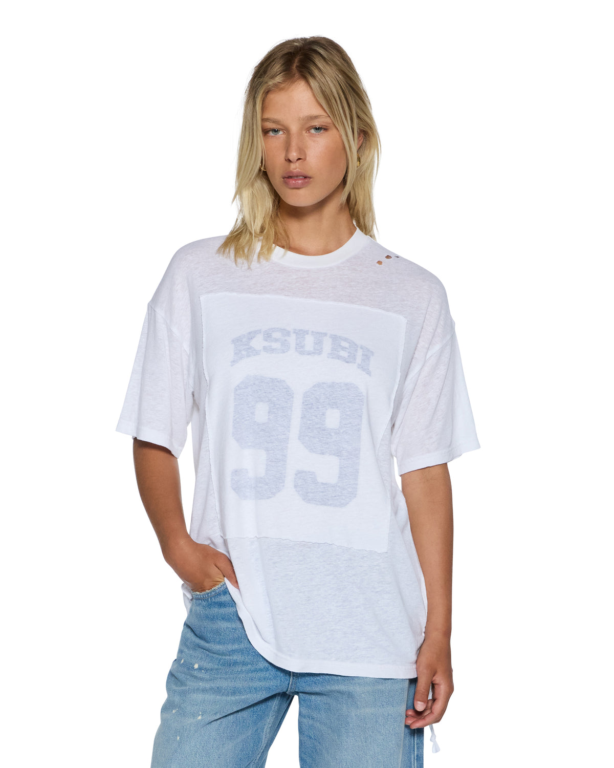 99 OH G TEE SLUB WHITE