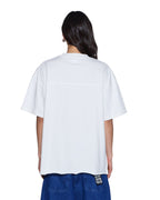 WOMENS 99 JERSEY BOYFRIEND SS TEE VINTAGE WHITE TEES