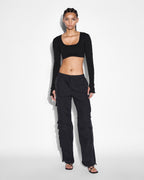 WOMENS FANTASY TOP BLACK FASHION TOPS