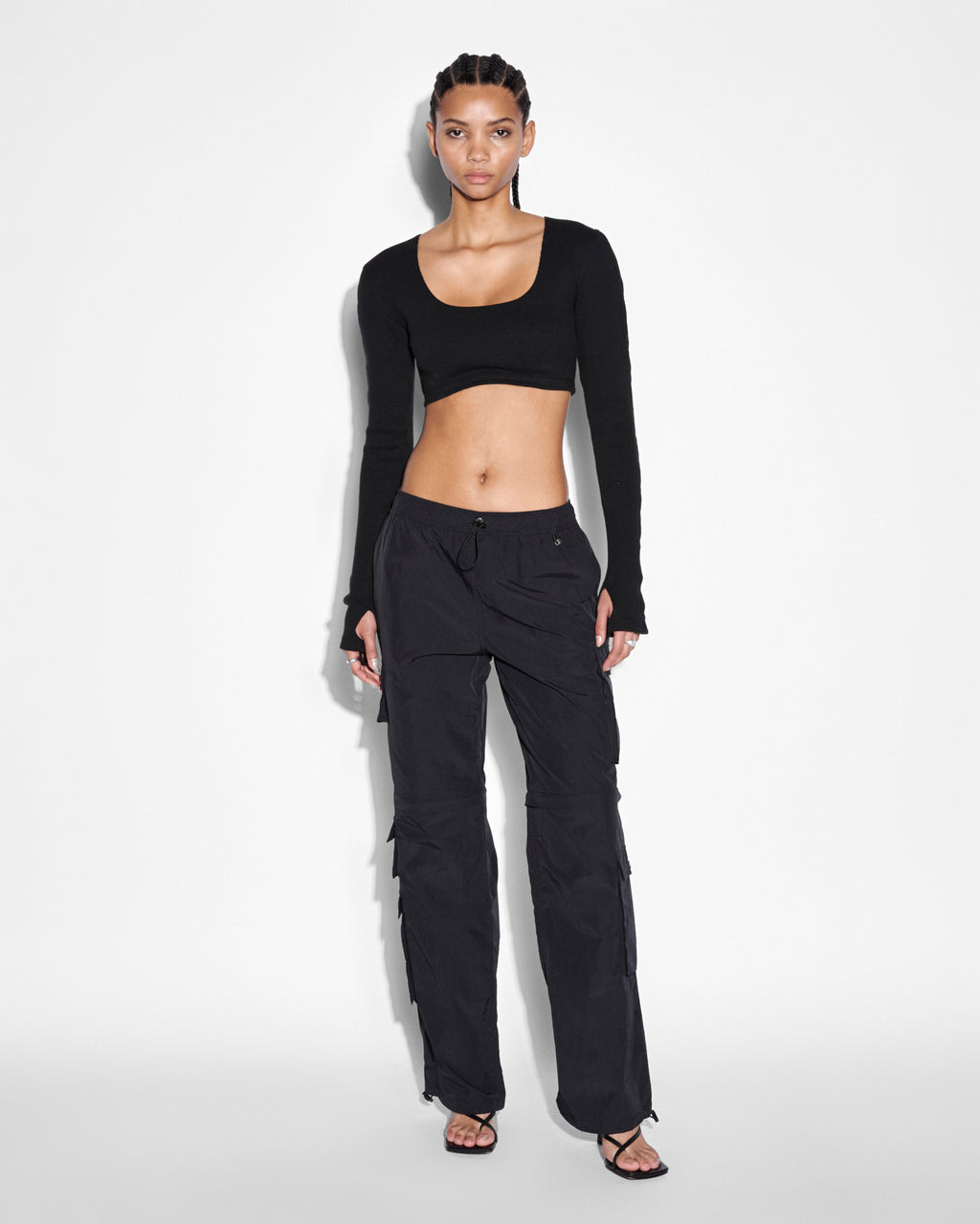 WOMENS TACTIC CARGO PANT BLACK PANTS