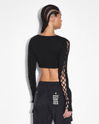 WOMENS FANTASY TOP BLACK FASHION TOPS