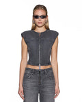 FATE TOP GLITCH GREY