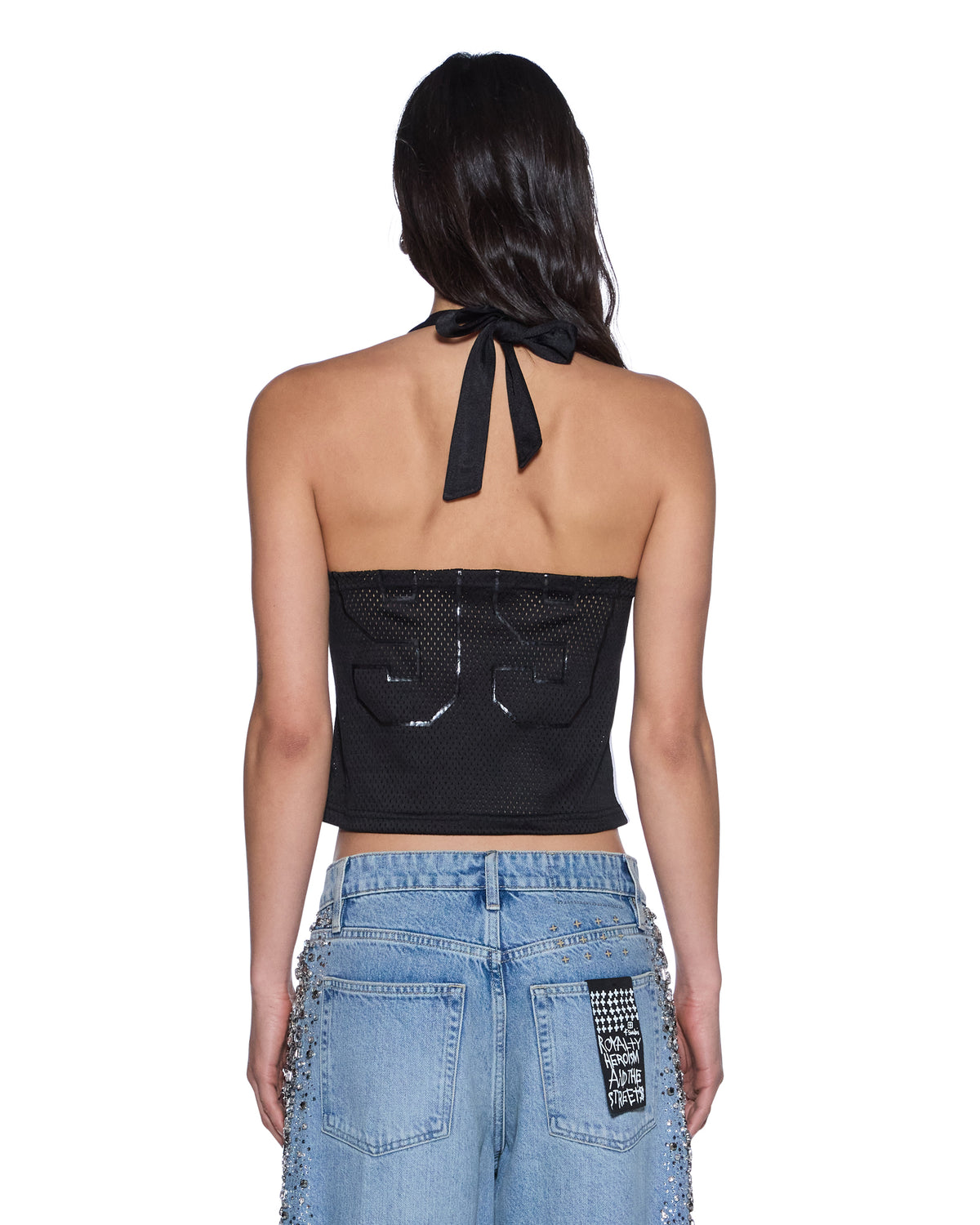 PLAYOFF HALTER JERSEY BLACK