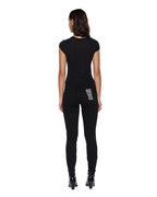 WOMENS STAPLE SS TEE BLACK SHEER TEES