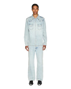 Mens Whiplash Ls Shirt Paragon Regular Shirts - Denim