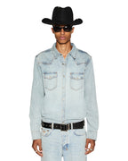 Mens Whiplash Ls Shirt Paragon Regular Shirts - Denim