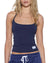 WOMENS  CAMI TANK NAVY SLIM TEES
