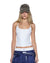 WOMENS  CAMI TANK VINTAGE WHITE SLIM TEES