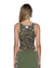 WOMENS  VARSITY CHLOE TANK CAMO SLIM FASHION TOPS