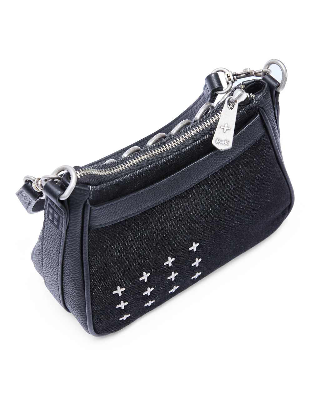 TRASH BAG MINI NOIR DENIM BAGS