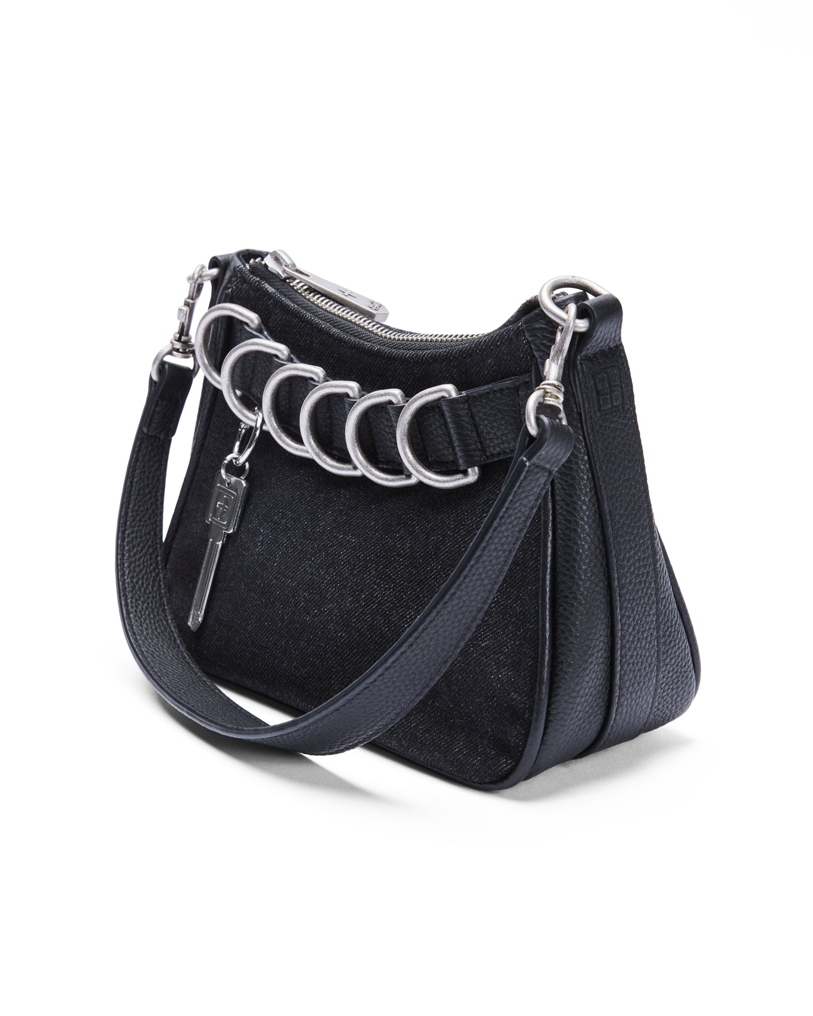 TRASH BAG MINI NOIR DENIM BAGS