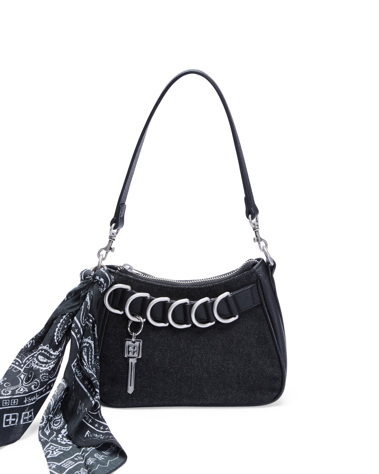 TRASH BAG MINI NOIR DENIM BAGS