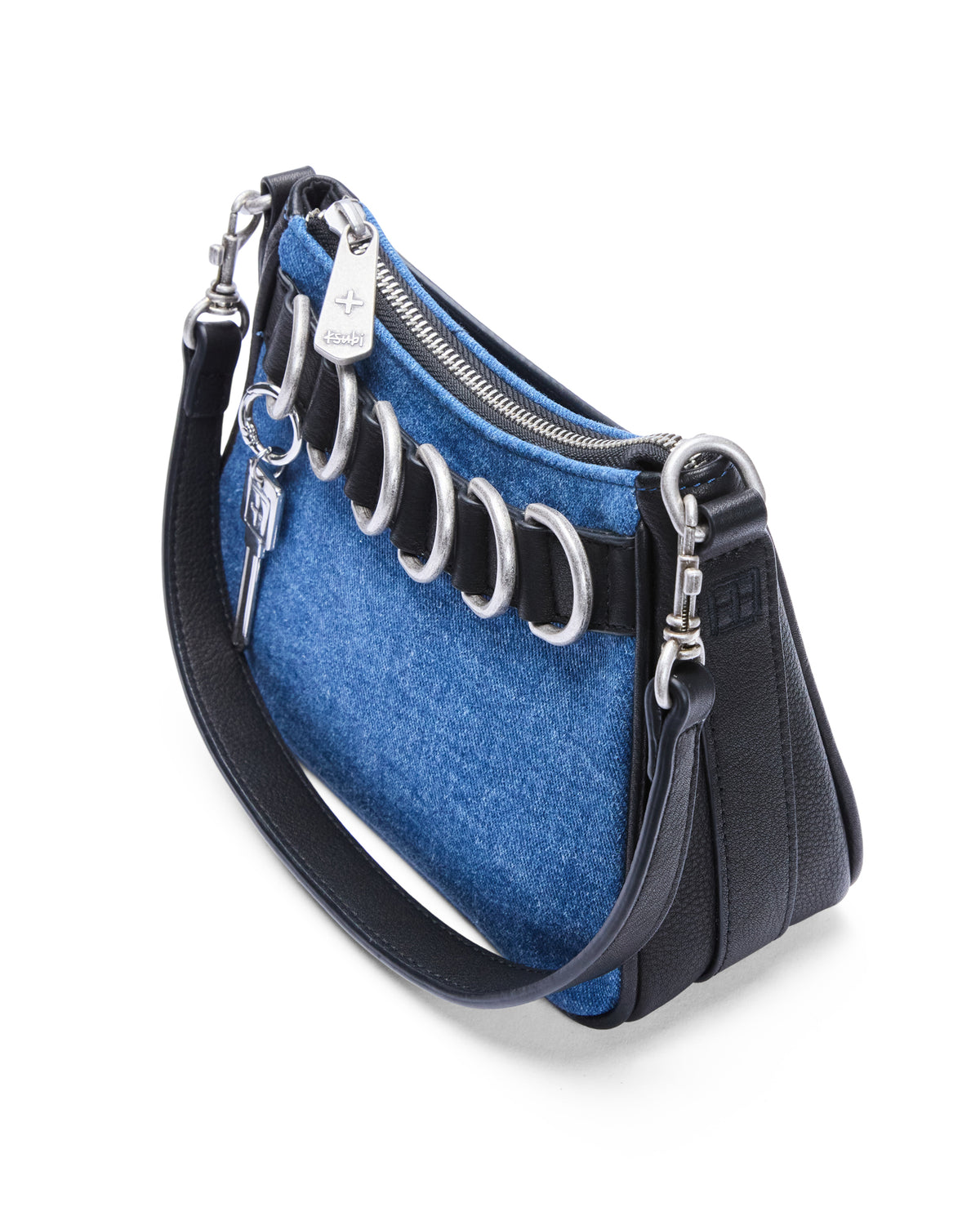 TRASH BAG MINI BLUE DENIM