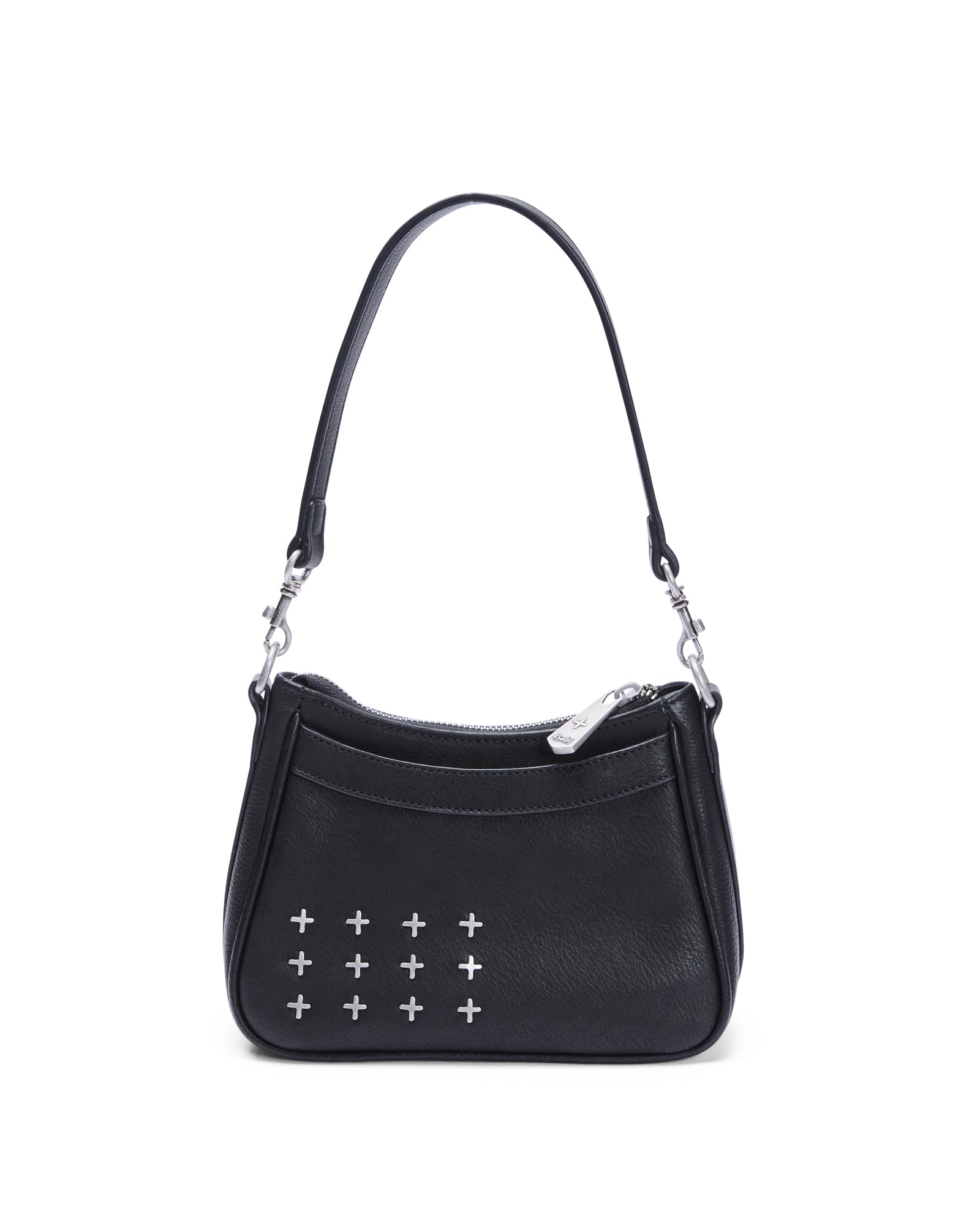  TRASH BAG MINI BLACK LEATHER BAGS