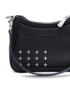 TRASH BAG MINI BLACK LEATHER BAGS