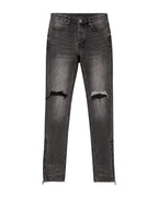 Mens Van Winkle Electric Chamber Skinny Denim Jeans - Black