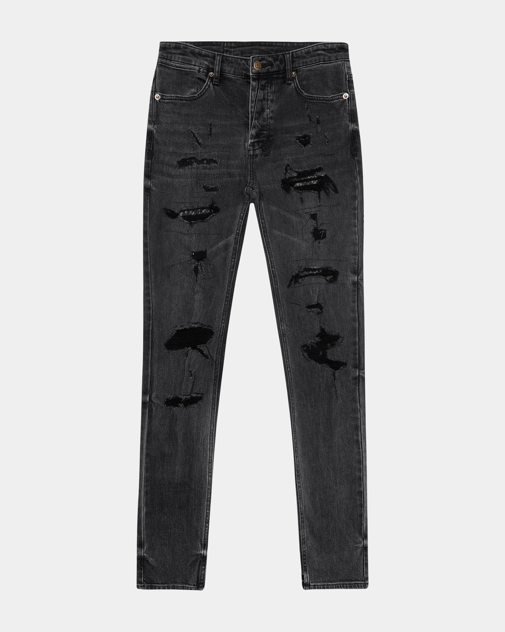 MENS VAN WINKLE BLACK DYNAMITE TRASH DENIM JEANS
