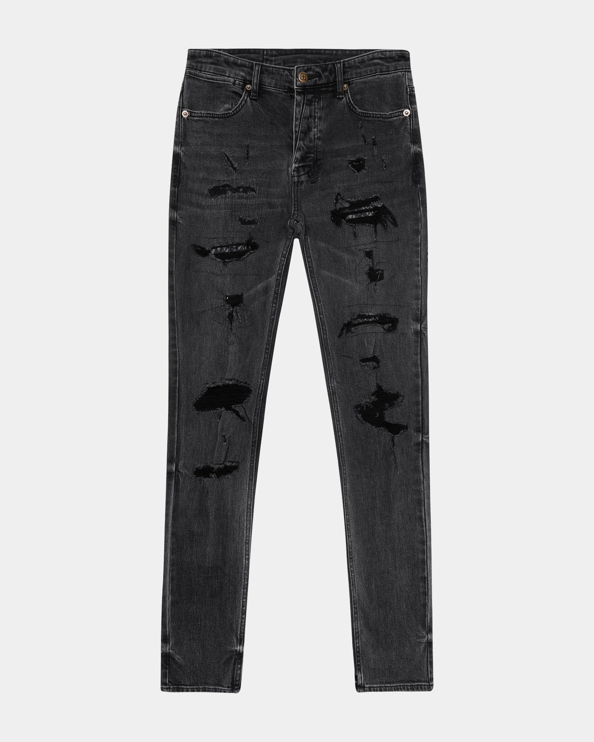 MENS VAN WINKLE BLACK DYNAMITE TRASH DENIM JEANS