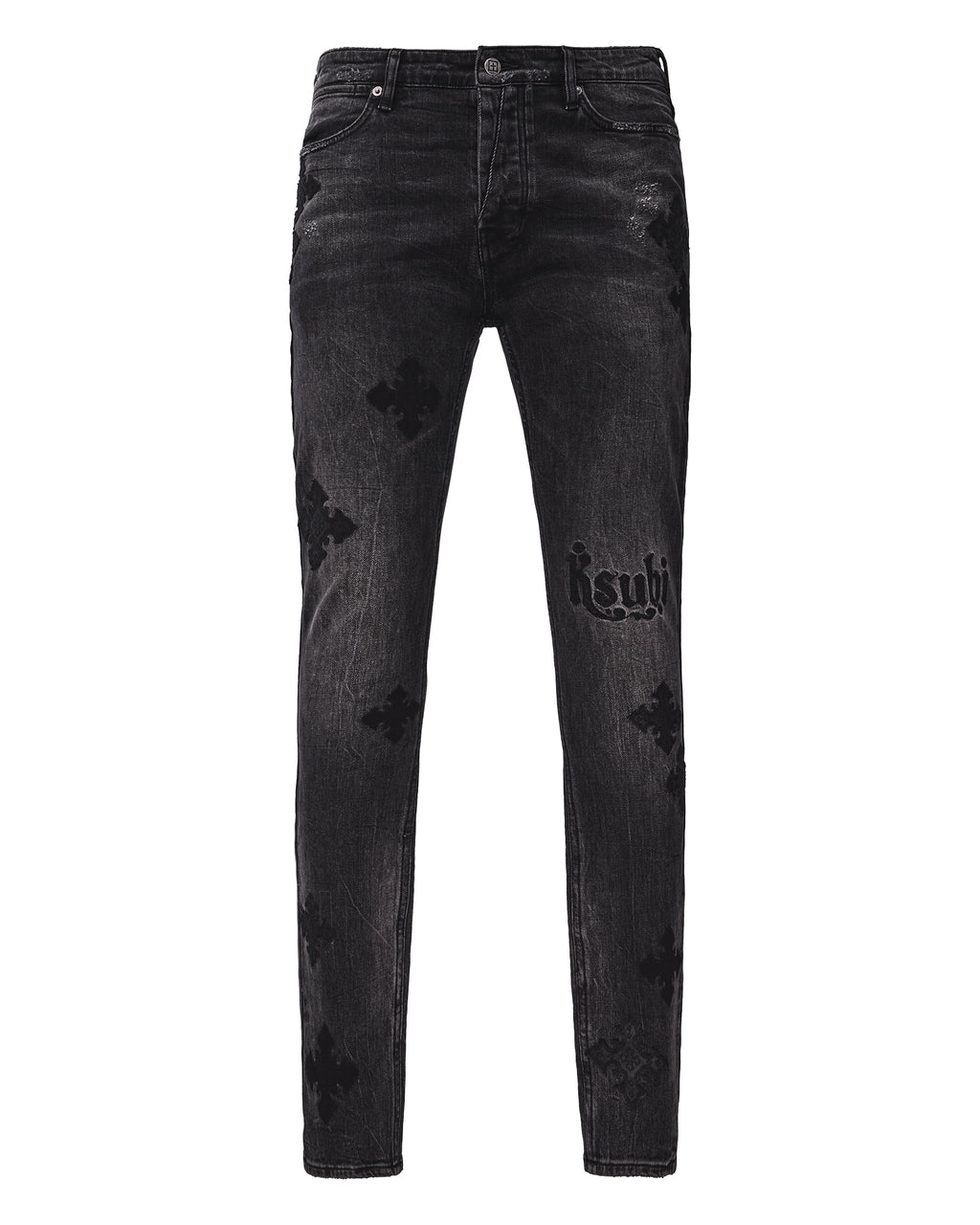 MENS VAN WINKLE BLAKK METAL PAISE DENIM JEANS