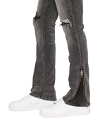 Mens Van Winkle Electric Chamber Skinny Denim Jeans - Black