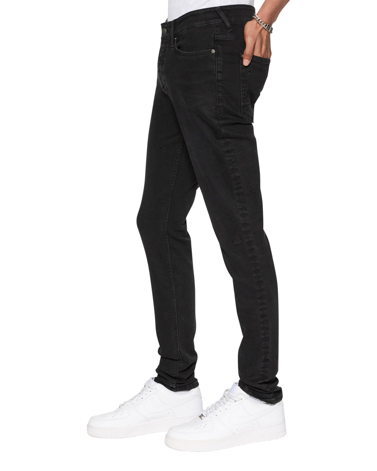 Mens Van Winkle Nirvana Plus Skinny Denim Jeans - Black