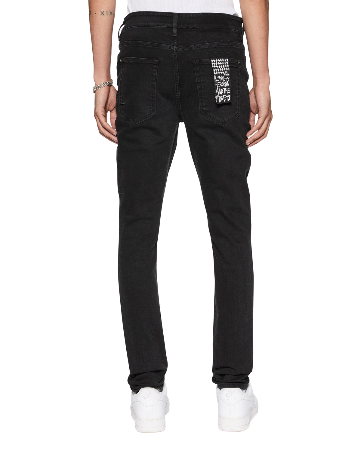 Mens Van Winkle Nirvana Plus Skinny Denim Jeans - Black