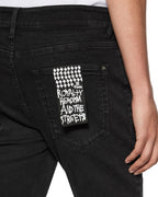 Mens Van Winkle Nirvana Plus Skinny Denim Jeans - Black