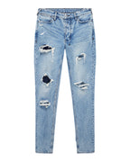 Mens Van Winkle Painter Repair Skinny Denim Jeans - Denim
