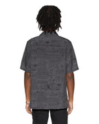 MENS VERSES RESORT SS SHIRT BLACK SHIRTS