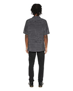 MENS VERSES RESORT SS SHIRT BLACK SHIRTS