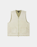 Mens Battler Vest Khaki Relaxed Vests - Khaki