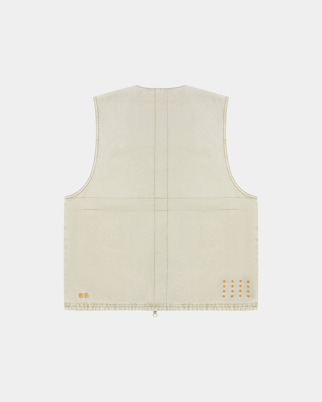 Mens Battler Vest Khaki Relaxed Vests - Khaki