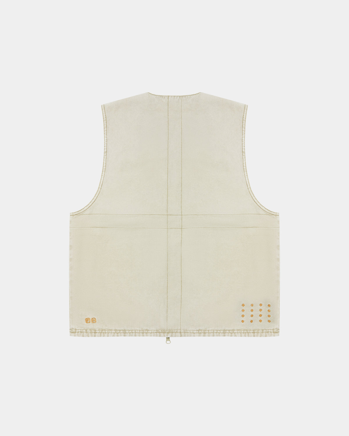 Mens Battler Vest Khaki Relaxed Vests - Khaki