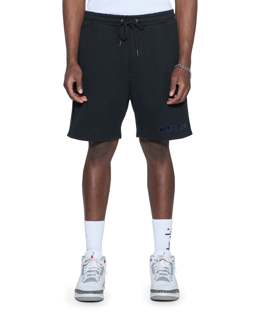 MENS 4X4 LUXE SYNTHESIS TRAK SHORT COBALT BLACK WALKSHORTS