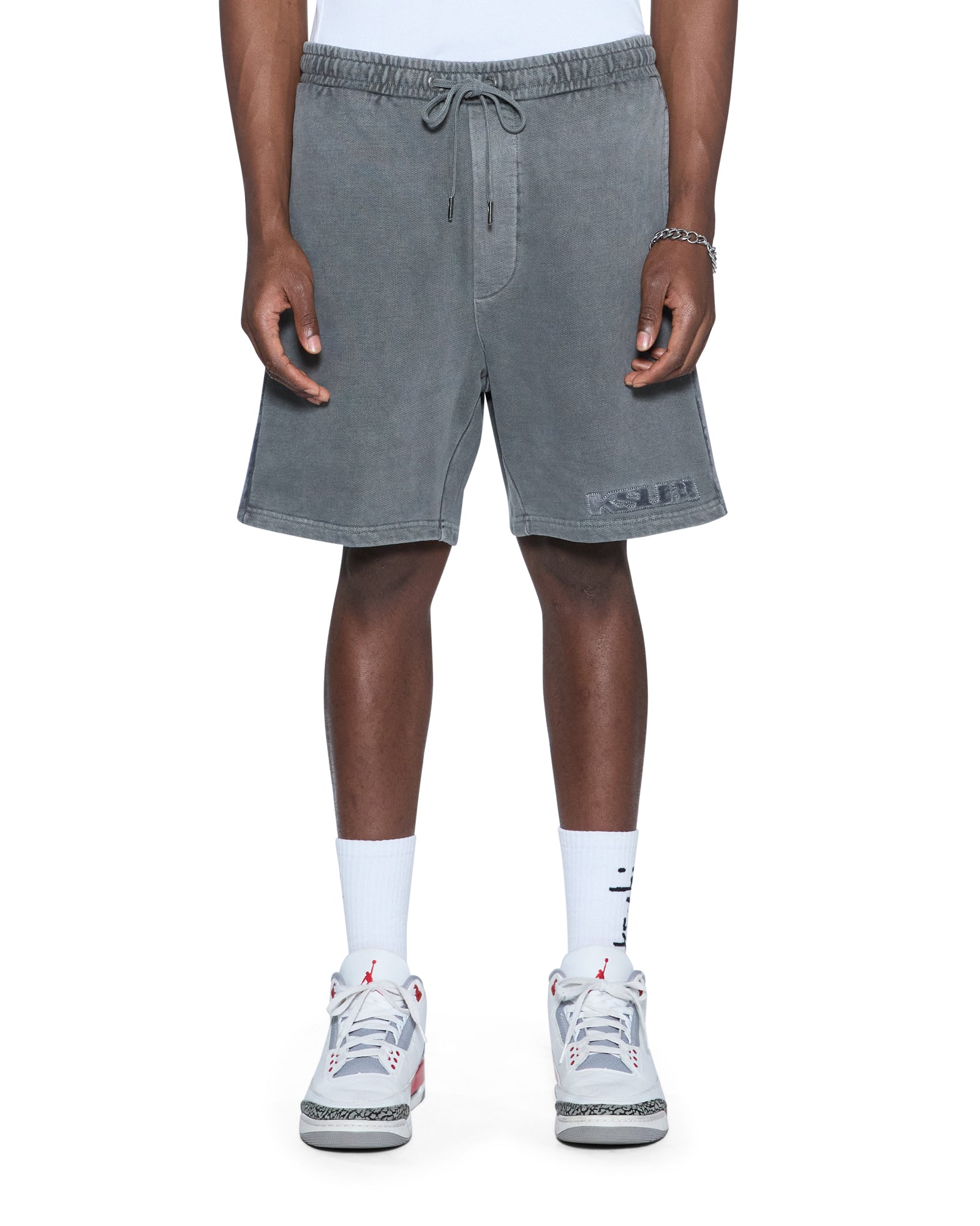 Mens 4x4 Luxe Synthesis Trak Short Charcoal Walkshorts | Ksubi ++