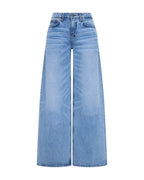 WOMENS DROPOUT JEAN MERCER BLUE DENIM JEANS