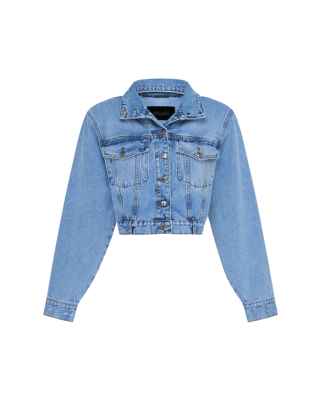 Womens Headline Jacket Mercer Blue Regular Jackets - Denim