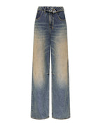 Womens Ksuper Dune Baggy Denim Jeans - Denim
