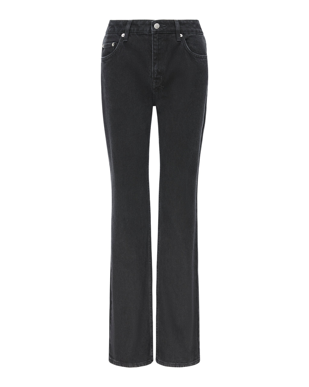 Womens Soho Lo Jet Black Bootcut Denim Jeans - Black